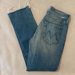 MOTHER JEANS | PIXIE DAZZLER ANKLE FRAY